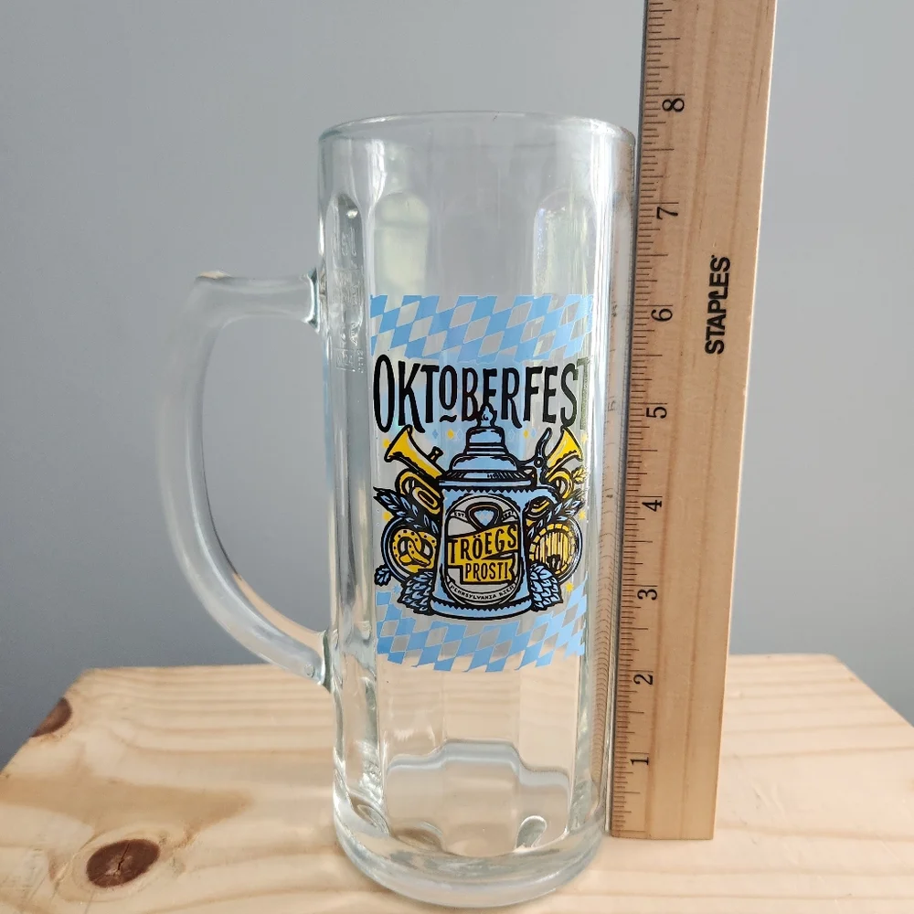 Troegs Oktoberfest Glass Beer Mug Stein